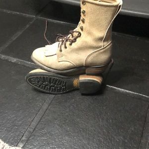 Lace up boots size 7